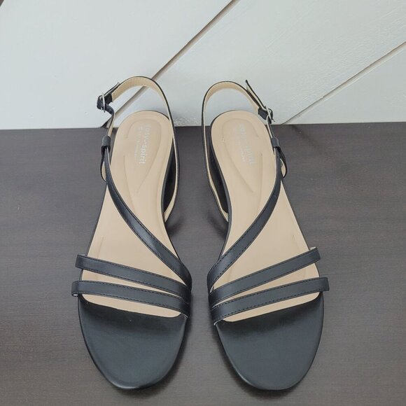 NEW Easy Spirit Glenni Womens Seglenni Sandals 9M Leather Upper Slingback 4PT - Picture 3 of 8